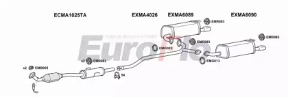 Система выпуска ОГ EuroFlo MA623 1001E